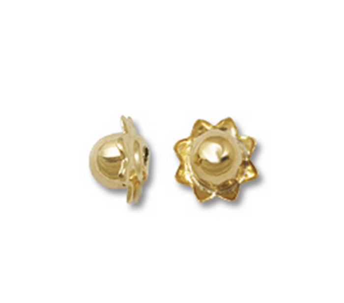 TUERCA ORO PASO 5 mm ROSCA 0,75 mm