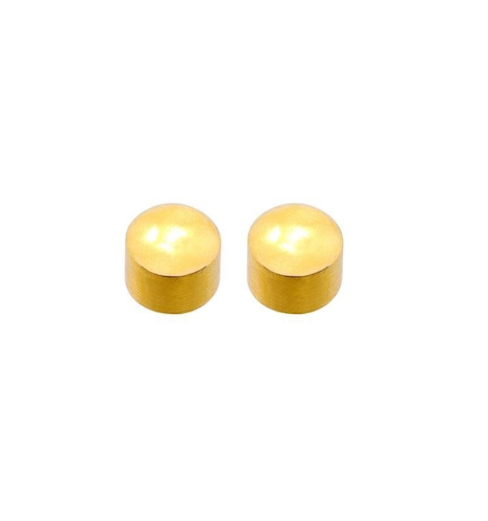 PENDIENTES CHAPADO BOTON