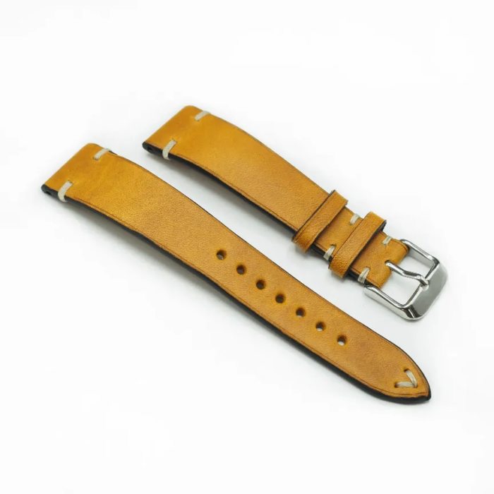 CORREA PIEL PLANA CLASSIC PULL GOLDEN   22 mm